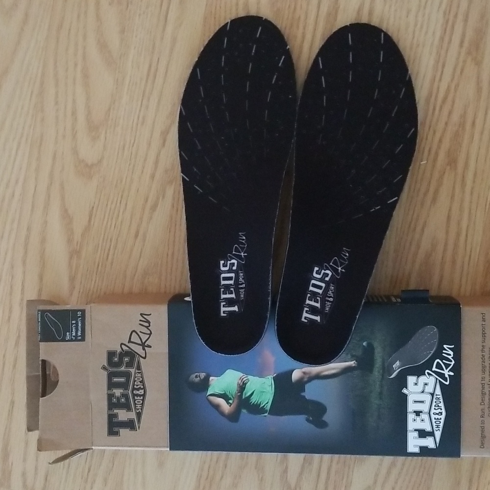 INSOLES NWOT Ted's Shoe & Sport Run Insoles
